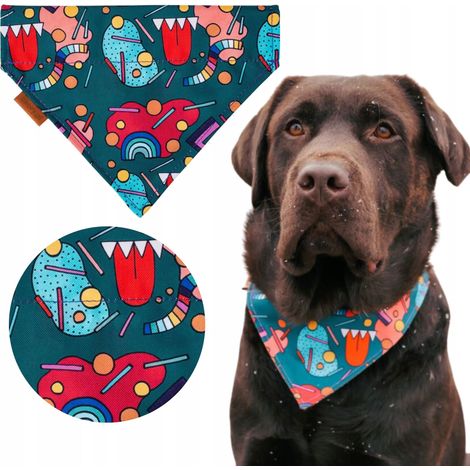 Écharpe bandana pour chien moyen 25 x 22 x 16,5 cm M Ukory (1/5)