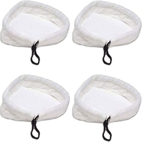 Juego de 4 paños de repuesto para mopa de vapor, almohadillas de microfibra, paños triangulares de microfibra para suelos, aptos para mopas de vapor, limpieza del hogar, EE. UU. (1/4)