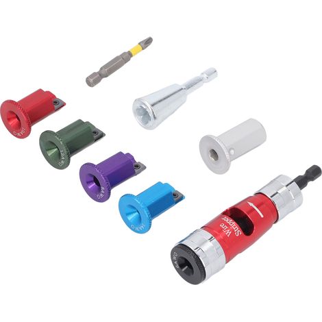 Lot outil dénudeur câble électrique avec torsionneur pour perceuse visseuse, alliage aluminium, 6 8 10 12 14 AWG fils rigides (1/5)