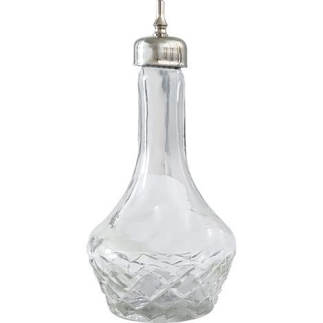 Bottle À Bitters - Verre Cristal Sans Plomb - Bouchon Liège - Distributeur En Acier Inoxydable - 120 ml (1/5)