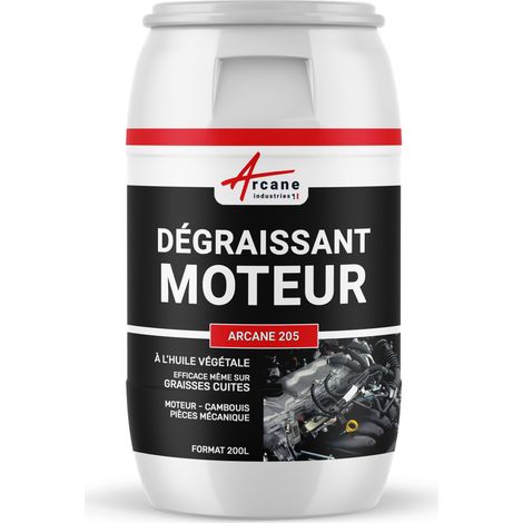 Dégraissant, moteur, graisses, épaisses, cambouis, molykote, ester, méthyliquede colza, dégraissant, moteurs - 200 L - ARCANE INDUSTRIES