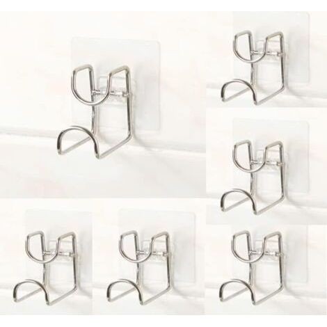 Set of 6 transparent wall-mounted sinks (1/5)