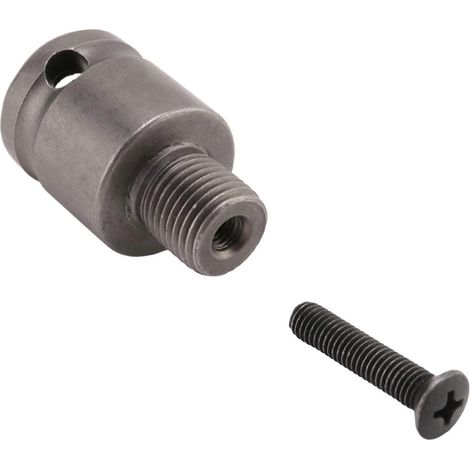 Adaptateur de mandrin de perceuse 1/2 pouce pour conversion de clé à chocs, filetage 1/2-20UNF, avec 1 vis (1/5)