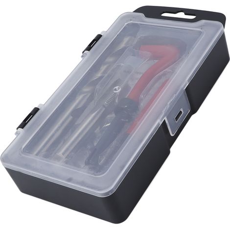 Kit de réparation de vis M12x1,5x16,3 mm (15 pièces), 3 longueurs, boîtier métallique portable avec étui de rangement. (1/5)