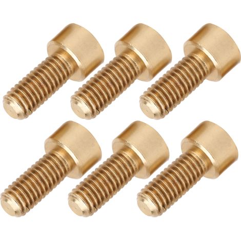 50 Stück Innensechskantschrauben, Kupferbefestigungselemente, Hardware-Werkzeuge, Industriebedarf, M6M6x14mm (1/5)