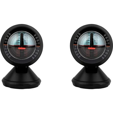 Adatto per 2X misuratore di inclinazione auto, indicatore di livello, angolo, pendenza, indicatore di livello, bilanciatore e strumento di ricerca.