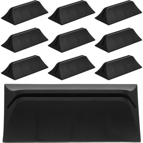 Hemoton 10 Pinces de fixation noires en plastique pour cloisons (1/5)