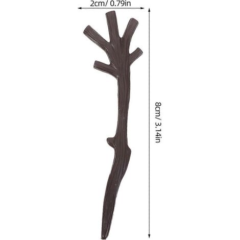 120 mini bois de cerf en plastique : cornes de cerf artificielles en forme de bois pour cosplay, branches sèches, décorations de Noël pour la maison. (1/4)
