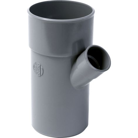 Culotte simple reducida PVC Drenaje 45° Macho Hembra Ø100x40