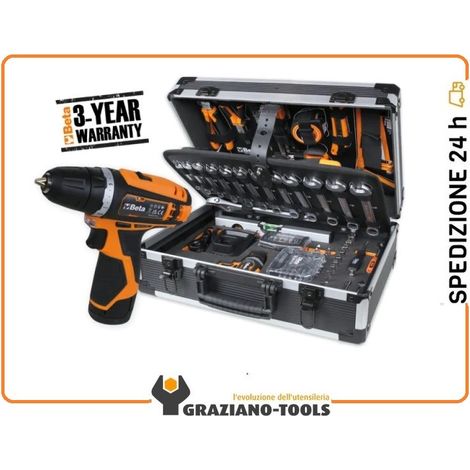 Beta BW 2056E 12V/19P Valigia portautensili con assortimento 147 Pz. ed avvitatore 12 V (1/5)