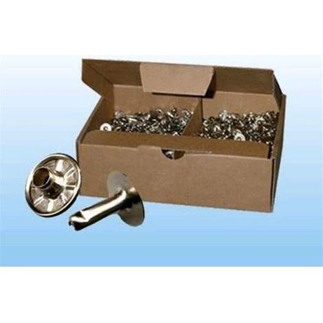 RIVETTI NICHELATI MASCHI/FEMMINE 3X3MM CONF. 1000 PZ