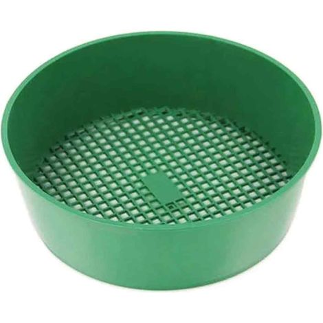1 Tamiz de tierra, malla fina para compost, marco de polipropileno, herramienta para jardinería de balcón (1/5)