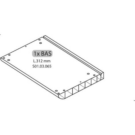 R 1XBAS L.312 mm X ARMADIO SPOGLIATOIO RESINA A 1 POSTO IN KIT C/SERRAT
