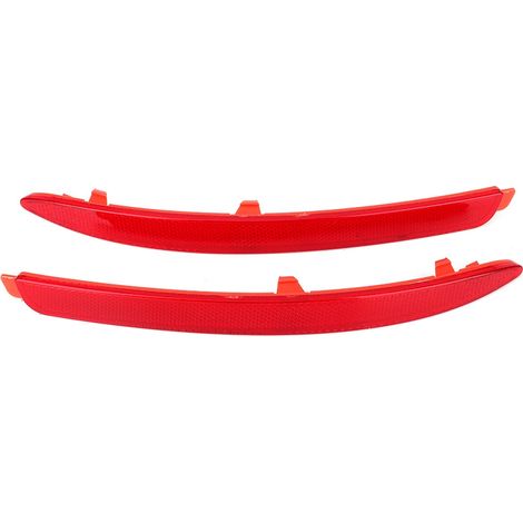 Qiilu 2 pièces réflecteurs de Pare-Chocs arrière 1Z0945105 pour 2010-2014 V8o277 (1/5)
