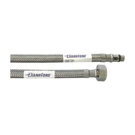 FLESSIBILE INOX PER RUBINETTERIE MONOCOMANDO Misura: F 3/8 x M 12 cm. 40