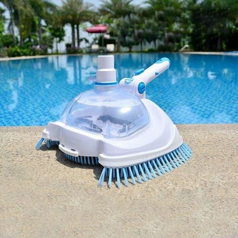 Largeight – Aspirateur de piscine sous-marin – Tête d'aspiration en nylon – Compatible avec spas et jacuzzis – Nettoyage efficace des salissures (1/4)