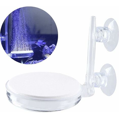 Aquarium Air Stone,Aquarium Nano Air Stone Diffuseur Silencieux L'oxygène Dissous,Kit de Pierre à Bulles d'air pour Aquarium Utilisé dans Les Aquariums et Les Pompes Hydroponiques (1/5)
