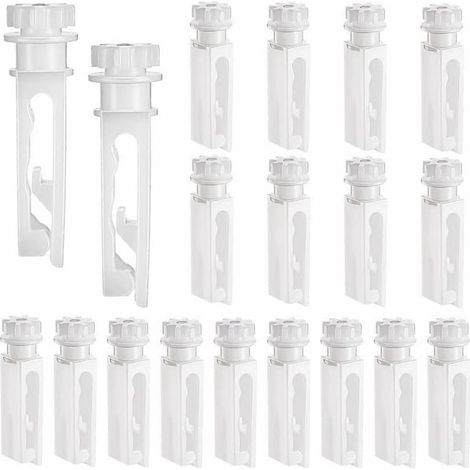 Ersatzteile für Vertikaljalousien-Clips, 12er-Packung, Gardinenzubehör (20 Stück) (1/5)