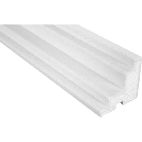 Facciata Stucco Angolo interno Antiurto 70x70mm HC201: 2 metri / 1 modanatura (1/3)