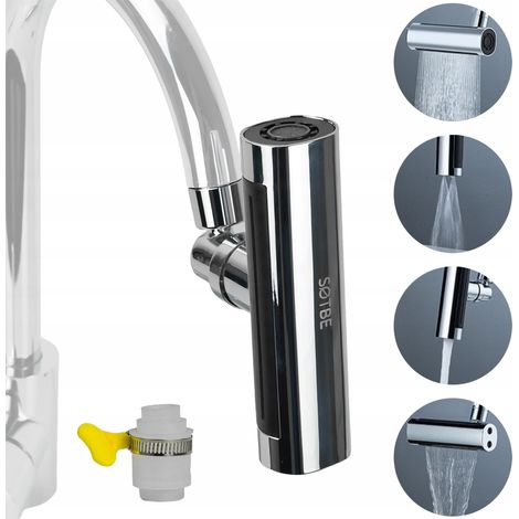 Prolunga aeratore per rubinetto cucina, girevole, 4 funzioni SOTBE (1/4)