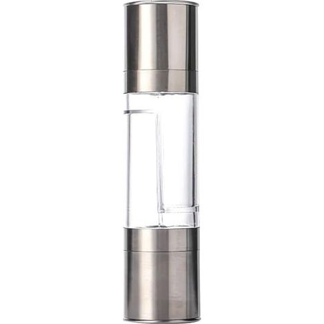 Moulin à poivre manuel, inox, double tête (1/5)