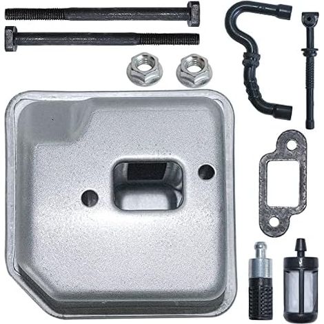 Kit silenziatore di scarico, per motoseghe Stihl 017 018 Ms170 Ms180, 1130 140 0600 (1/4)