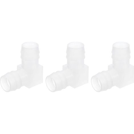 Raccord Coudé à 90 Degrés pour Tuyau de 13/16", Lot 4 Connecteurs en Forme L Valve d'Air d'Aquarium et Tuyauterie Aquariums Étangs - 5/8" (1/5)