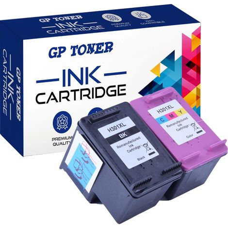 2x Tinten für HP GP-H301XL BK+CMY GP (1/5)