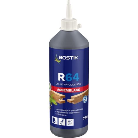 Bostik – Colle vinylique D4 750g – Assemblage bois dur et stratifiés – Prise rapide en extérieur – Temps de pressage 25-35 min (1/5)