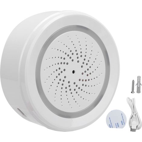 Capteur température humidité WiFi 2.4GHz détecteur son lumière alarme sirène intelligente maison (1/5)