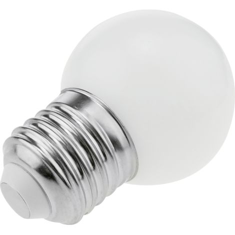 PrimeMatik - Ampoule LED G45 1,5W 230VAC E27 lumière blanc chaud (1/5)