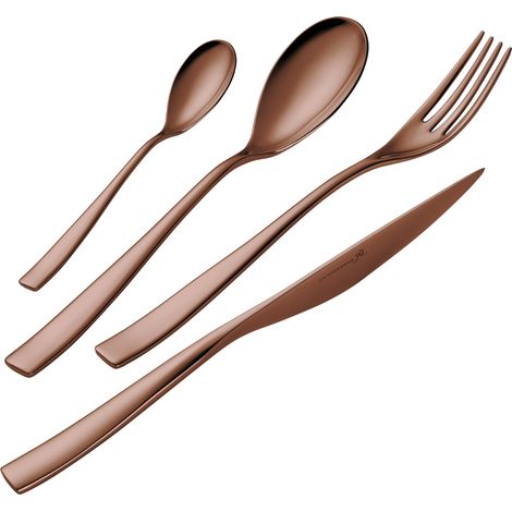 Servizio Set di Posate 24 Pezzi in Acciaio 18/10 PVD Eme Etoile Chocolate (1/2)