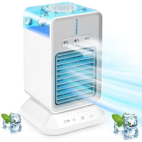 Climatiseur Portable - USB - 10 W - 350 Ml - Oscillation 70° - 3 Vitesses (1/4)