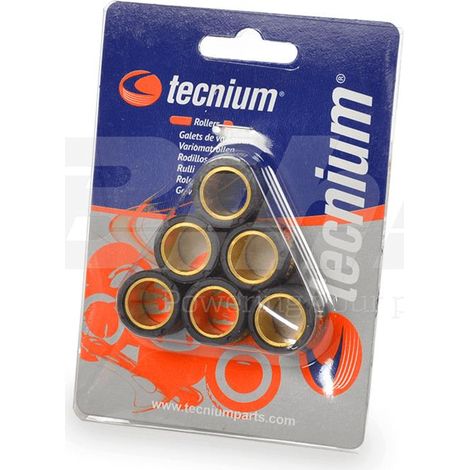 Rodillos variadores 16x13mm 6g 6 unidades - Tecnium/Vicma, para patinetes de carreras (1/2)