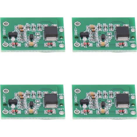 10 Stück 12V kapazitive Touch-Schalter-Taster-Jog-Latch-Schaltermodul mit Patches für LED-Beleuchtung (1/5)