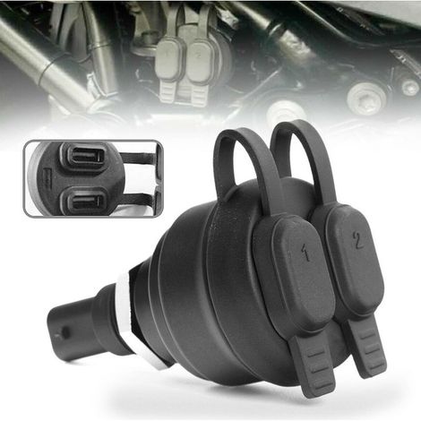 Dual-USB-Ladegerät-Netzteil-Set für DIN-Buchsen F850gs, F900rxr, R1250gs, K1600gt und S1000xr