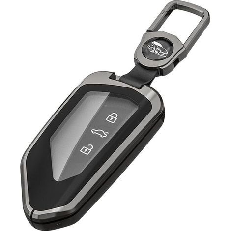 Étui de Protection en Alliage de Zinc pour Clé de Voiture Compatible avec Golf 8, ID.3, ID.4, Cupra, Skoda Octavia A8, SEAT Leon MK4, Formentor, Tarraco(avec Porte-clés) (1/5)