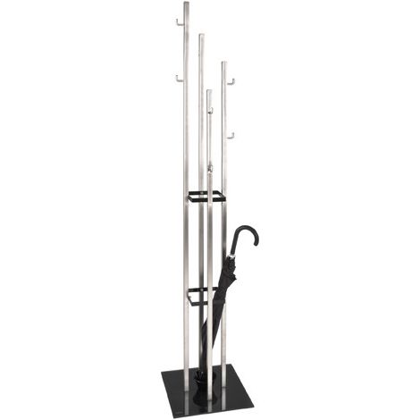Porte manteau et parapluie inox design Yello