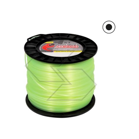 2kg Spule DUBLE STRONG Bürstenmaschinendraht Ø 3,0mm runder Querschnitt Länge 248m