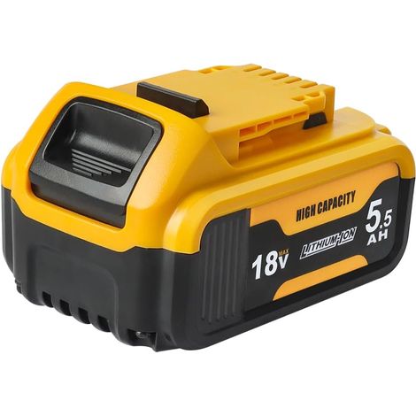 Batterie 18V 5,5Ah pour DeWalt DCB184 DCB182 DCB180 DCB181 (1/5)