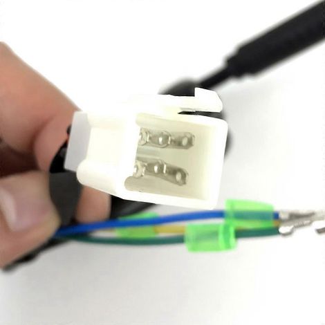 Umbaukabel von Fahrrad zu E-Bike mit Motoradapterkabel, Stecker (6-polig), Hall-Sensor und 3-poligem Stecker