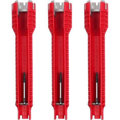 Clé multifonctionnelle pour évier, robinet de salle de bain ou cuisine (1/5)