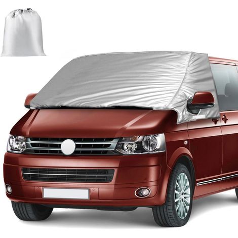Windschutzscheibenabdeckung für VW Transporter T5 Caddy 2010-2020, Thermo, Silber (1/5)