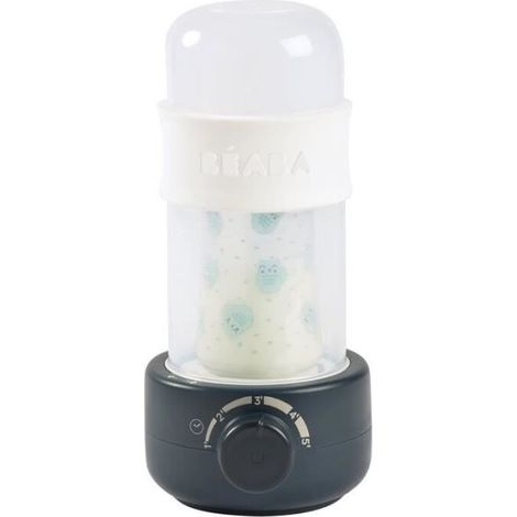 BÉABA - Bottle/Baby Food Warmer - Bottle Sterilizer - Breast Milk Warmer - Gentle Steam - Baby Milk Second - Night Blue (1/5)