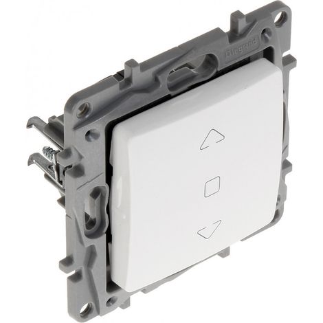 Interrupteur NILOE pour commande directe des stores enrouleurs 10 AX blanc 764511 (1/3)