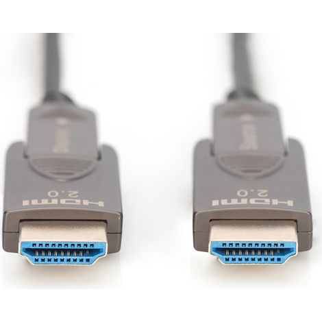 Digitus Digitus Cavo in fibra ottica ibrido 4K - HDMI AOC con 15m connettore rimovibile