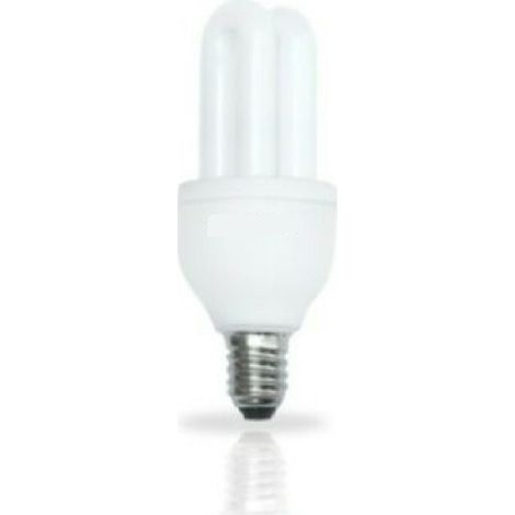 Trade Shop - ENERGIE RISPARMIC FORMA 2 TUBI U MINI 5 WATT E14 LUCE CALDA -
