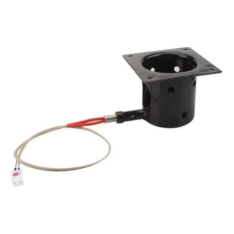 Kit de brûle-feu, pot de feu émaillé + tige d'allumage pour grilles Traeger, Pellet PRO/Z/Trail (1/3)