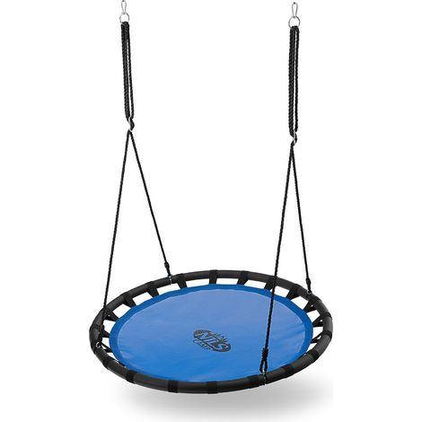 Balançoire soucoupe bleue, 40 pouces, jeu d'extérieur (1/5)