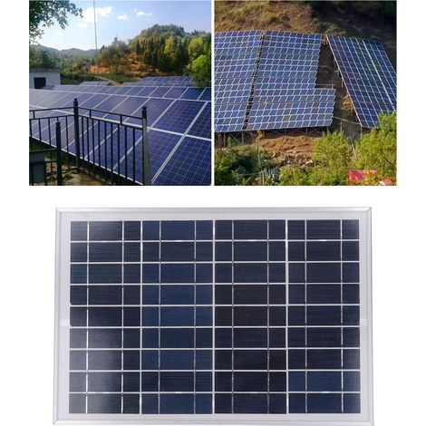 Solarmodul, monokristallines Silizium, 10-W-Last, 18-V-Stromerzeugungs-, Überwachungs- und Stromversorgungssystem, Photovoltaikmodul. (1/5)